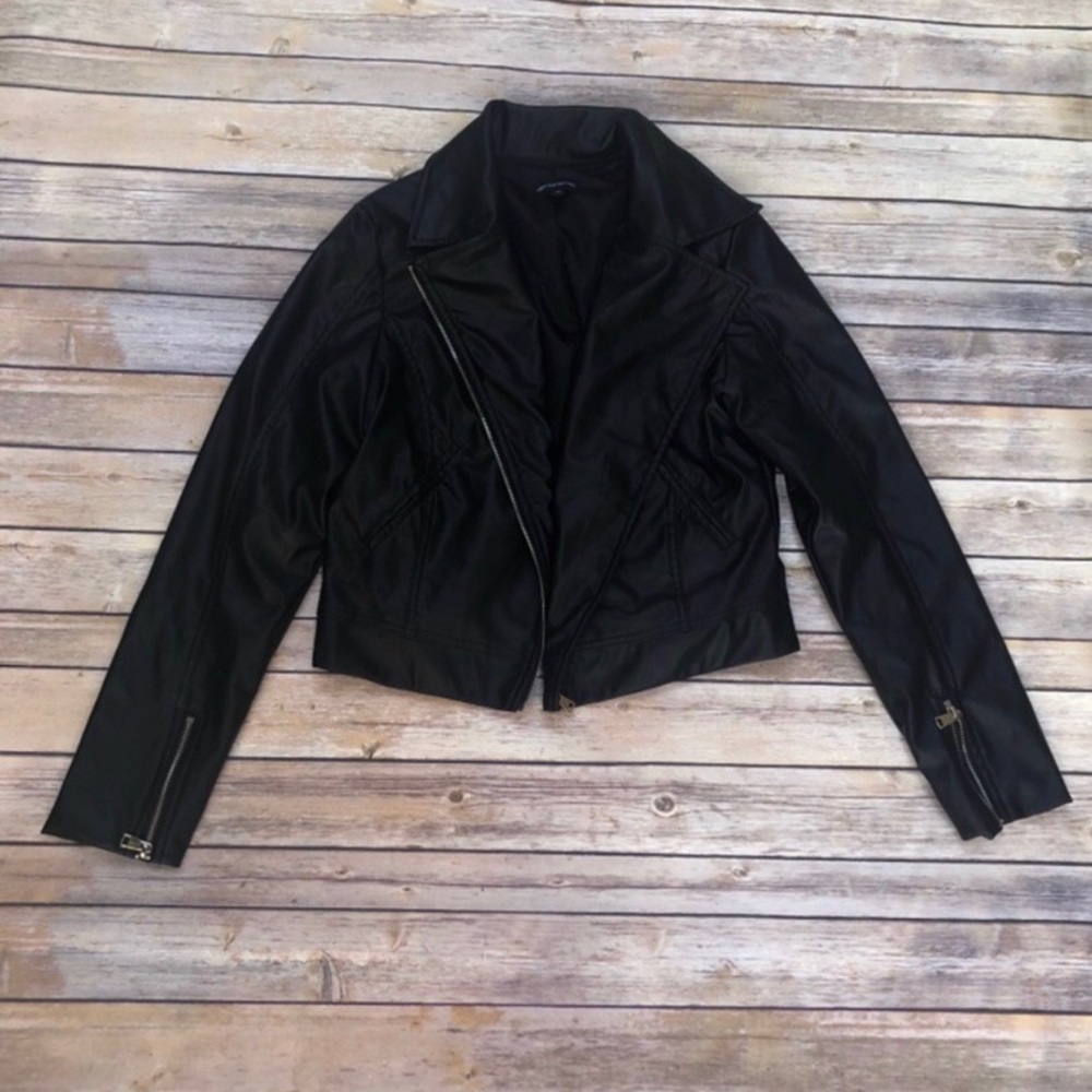 PrettyLittleThing Love Me Forever Biker Jacket - Picture 2 of 4